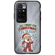 All I Want For Christmas Is - Sleep Xiaomi Redmi 10 Groove TPU (Tempered Glass και TPU)