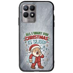 All I Want For Christmas Is - Sleep Realme 8i Groove TPU (Tempered Glass και TPU)