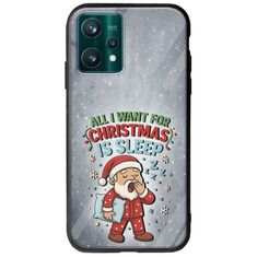 All I Want For Christmas Is - Sleep Realme 9 Pro Groove TPU (Tempered Glass και TPU)