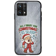 All I Want For Christmas Is - Sleep Realme 9 Pro Plus Groove TPU (Tempered Glass και TPU)