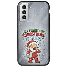 All I Want For Christmas Is - Sleep Samsung Galaxy S22 Plus Groove TPU (Tempered Glass και TPU)