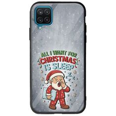 All I Want For Christmas Is - Sleep Samsung Galaxy M12 Groove TPU (Tempered Glass και TPU)