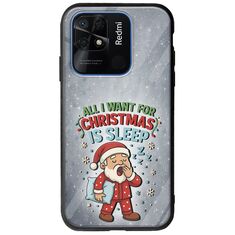 All I Want For Christmas Is - Sleep Xiaomi Redmi 10C Groove TPU (Tempered Glass και TPU)