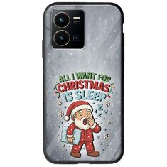 All I Want For Christmas Is - Sleep Vivo Y35 Groove TPU (Tempered Glass και TPU)