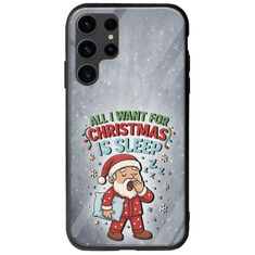 All I Want For Christmas Is - Sleep Samsung Galaxy S23 Ultra 5G Groove TPU (Tempered Glass και TPU)
