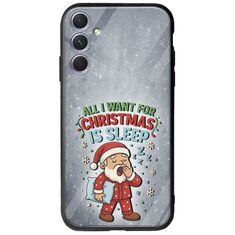 All I Want For Christmas Is - Sleep Samsung Galaxy A54 5G Groove TPU (Tempered Glass και TPU)
