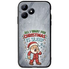 All I Want For Christmas Is - Sleep Realme C53 Groove TPU (Tempered Glass και TPU)
