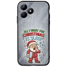 All I Want For Christmas Is - Sleep Realme C51 Groove TPU (Tempered Glass και TPU)