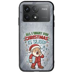All I Want For Christmas Is - Sleep Xiaomi Poco F6 Pro 5G Groove TPU (Tempered Glass και TPU)