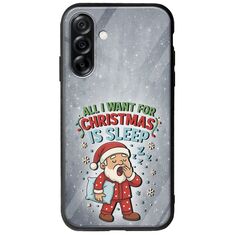 All I Want For Christmas Is - Sleep Samsung Galaxy A36 5G  Groove TPU (Tempered Glass και TPU)