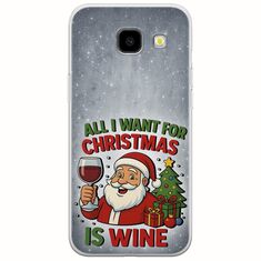 All I Want For Christmas Is - Wine Samsung Galaxy A5(2016) Flexible TPU (Διάφανη Σιλικόνη)