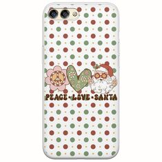 Peace Love Santa Huawei Honor View 10 Flexible TPU (Διάφανη Σιλικόνη)