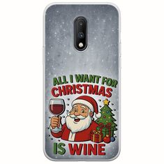 All I Want For Christmas Is - Wine OnePlus 7 Flexible TPU (Διάφανη Σιλικόνη)