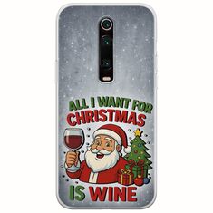 All I Want For Christmas Is - Wine Xiaomi Mi 9T / Xiaomi Mi 9T Pro Flexible TPU (Διάφανη Σιλικόνη)
