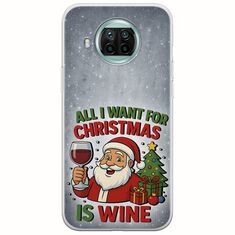 All I Want For Christmas Is - Wine Xiaomi Mi 10T Lite Flexible TPU (Διάφανη Σιλικόνη)