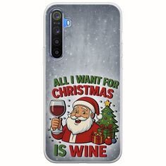 All I Want For Christmas Is - Wine Realme 6 Flexible TPU (Διάφανη Σιλικόνη)