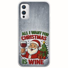 All I Want For Christmas Is - Wine OnePlus 9 Flexible TPU (Διάφανη Σιλικόνη)