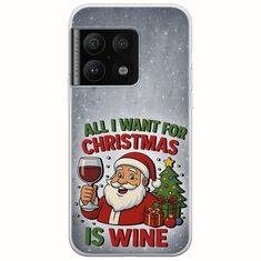 All I Want For Christmas Is - Wine OnePlus 10 Pro Flexible TPU (Διάφανη Σιλικόνη)
