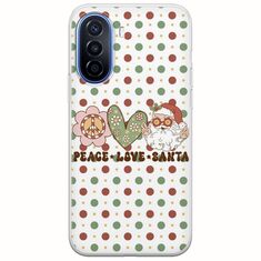 Peace Love Santa Huawei Nova Y70 Flexible TPU (Διάφανη Σιλικόνη)