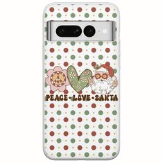 Peace Love Santa Google Pixel 7 5G Flexible TPU (Διάφανη Σιλικόνη)