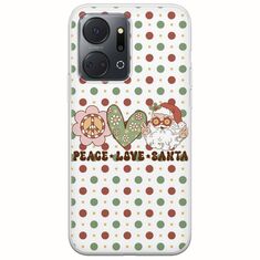 Peace Love Santa Honor X7a Flexible TPU (Διάφανη Σιλικόνη)