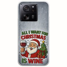 All I Want For Christmas Is - Wine Xiaomi 13T Pro 5G Flexible TPU (Διάφανη Σιλικόνη)