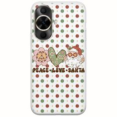 Peace Love Santa Huawei Nova 12s Flexible TPU (Διάφανη Σιλικόνη)
