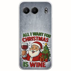 All I Want For Christmas Is - Wine OnePlus Nord 4 5G Flexible TPU (Διάφανη Σιλικόνη)