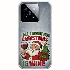 All I Want For Christmas Is - Wine Xiaomi 14T 5G Flexible TPU (Διάφανη Σιλικόνη)