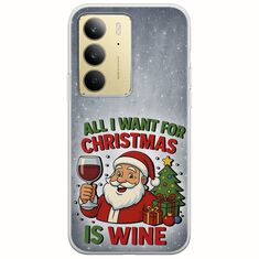 All I Want For Christmas Is - Wine Realme C75 4G Flexible TPU (Διάφανη Σιλικόνη)