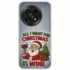 All I Want For Christmas Is - Wine OnePlus 13 5G Flexible TPU (Διάφανη Σιλικόνη)