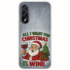 All I Want For Christmas Is - Wine OnePlus Nord 5 5G Flexible TPU (Διάφανη Σιλικόνη)