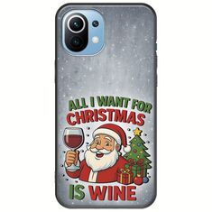 All I Want For Christmas Is - Wine Xiaomi Mi 11 Black TPU (Μαύρη Σιλικόνη)