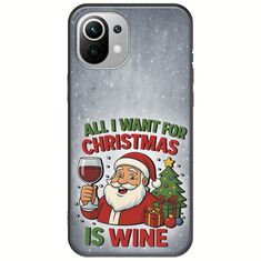 All I Want For Christmas Is - Wine Xiaomi Mi 11 Lite / 11 Lite NE / 5G Black TPU (Μαύρη Σιλικόνη)
