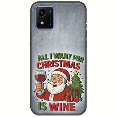 All I Want For Christmas Is - Wine Vivo Y01 Black TPU (Μαύρη Σιλικόνη)