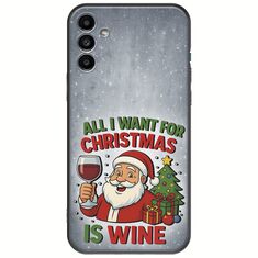All I Want For Christmas Is - Wine Samsung Galaxy A04s Black TPU (Μαύρη Σιλικόνη)