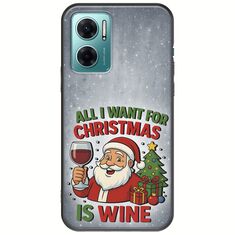All I Want For Christmas Is - Wine Xiaomi Redmi 10 5G Black TPU (Μαύρη Σιλικόνη)