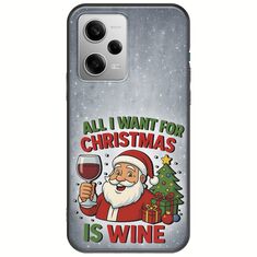 All I Want For Christmas Is - Wine Xiaomi Redmi Note 12 Pro Plus 5G Black TPU (Μαύρη Σιλικόνη)