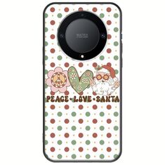 Peace Love Santa Honor Magic 5 Lite 5G Black TPU (Μαύρη Σιλικόνη)