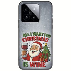 All I Want For Christmas Is - Wine Xiaomi 14 5G Black TPU (Μαύρη Σιλικόνη)