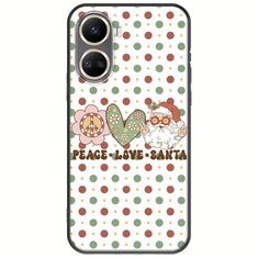 Peace Love Santa Huawei Nova 10 SE Black TPU (Μαύρη Σιλικόνη)