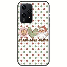 Peace Love Santa Honor 200 Lite 5G Black TPU (Μαύρη Σιλικόνη)