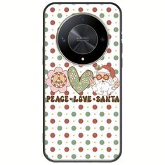 Peace Love Santa Honor Magic 6 Lite 5G Black TPU (Μαύρη Σιλικόνη)