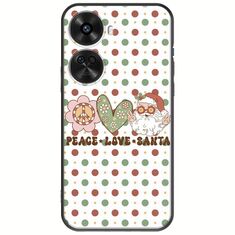 Peace Love Santa Huawei Nova 12 SE Black TPU (Μαύρη Σιλικόνη)