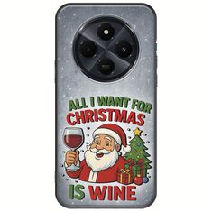 All I Want For Christmas Is - Wine Xiaomi Redmi 14C Black TPU (Μαύρη Σιλικόνη)