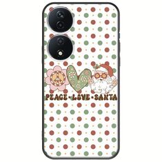 Peace Love Santa Honor X7b Black TPU (Μαύρη Σιλικόνη)