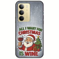 All I Want For Christmas Is - Wine Realme C75 4G Black TPU (Μαύρη Σιλικόνη)