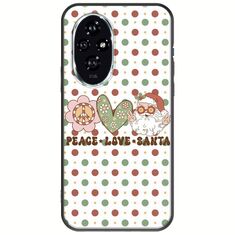 Peace Love Santa Honor 200 5G Black TPU (Μαύρη Σιλικόνη)