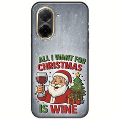 All I Want For Christmas Is - Wine Xiaomi Redmi A5 4G Black TPU (Μαύρη Σιλικόνη)