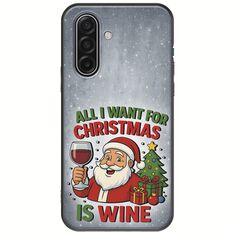 All I Want For Christmas Is - Wine Samsung Galaxy A17 4G / 5G Black TPU (Μαύρη Σιλικόνη)